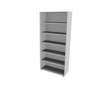 Regal 6 OH B100-Weiß