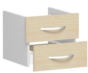 2 SCHUBLADEN FÜR REGALBREITE 40cm -MOVE-