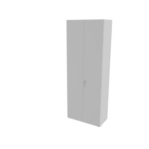 Schrank 6 OH 2 Türen B80-Weiß-Weiß