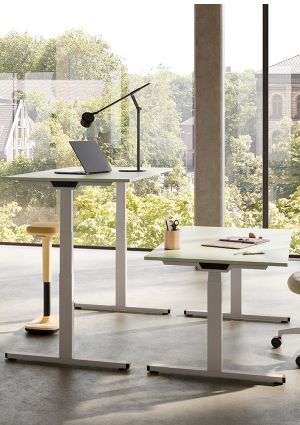 Elektrisch verstellbarer Schreibtisch B180 T80 CREWT Palmberg 