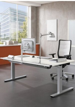 Schreibtisch Breite 160cm Tiefe 80cm mit Easy Push FOCUS PALMBERG