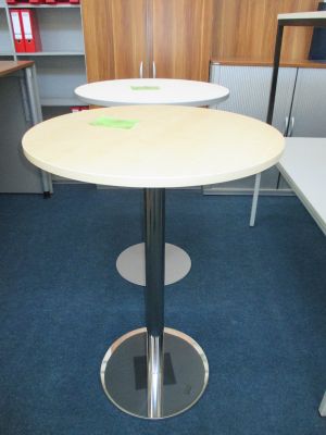 Stehtisch Ahorndekor/Chrom