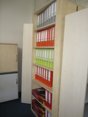 AKTENREGAL GEBRAUCHT AHORNDEKOR 6ornderhoch