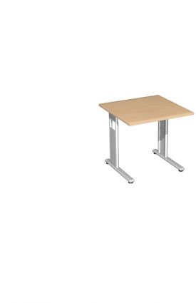 SCHREIBTISCH MOVE BREITE 80cm  C-Fuß