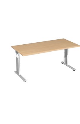 Schreibtisch MOVE Breite 160cm C-Fuß