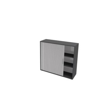 Rolladenschrank 3OH nach rechts schließend B120-Graphit