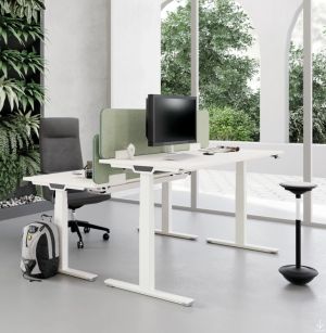 Elektrisch verstellbarer Schreibtisch B160 T80 CREWT Palmberg 