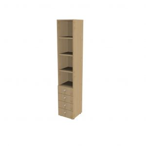 Regal B40 6OH 4 Schubladen 