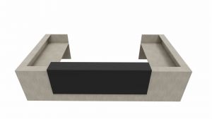 EMPFANGSTHEKE U-FORM QZ450