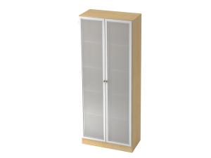 GLASTÜRENSCHRANK 5OH BREITE80