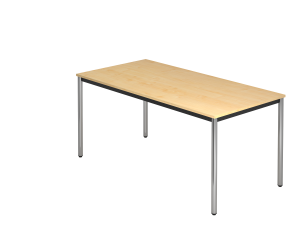 Besprechungstisch B160 Vierfuß rund chrom