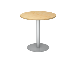 Sitz-/Stehtisch rund 80x80cm auf Gleiter