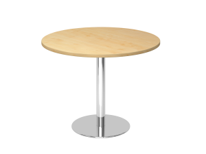 Besprechungstisch rund Gestell chrom B100