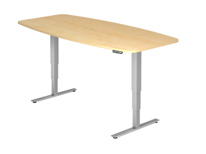 Konferenztisch bootsförmig "Elektrisch" B220 Memoryschalter